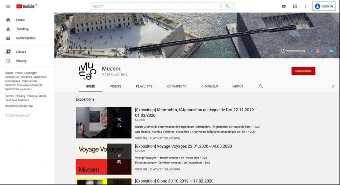 Le Mucem sur Youtube Le Mucem sur Youtube