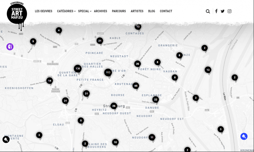 street art map